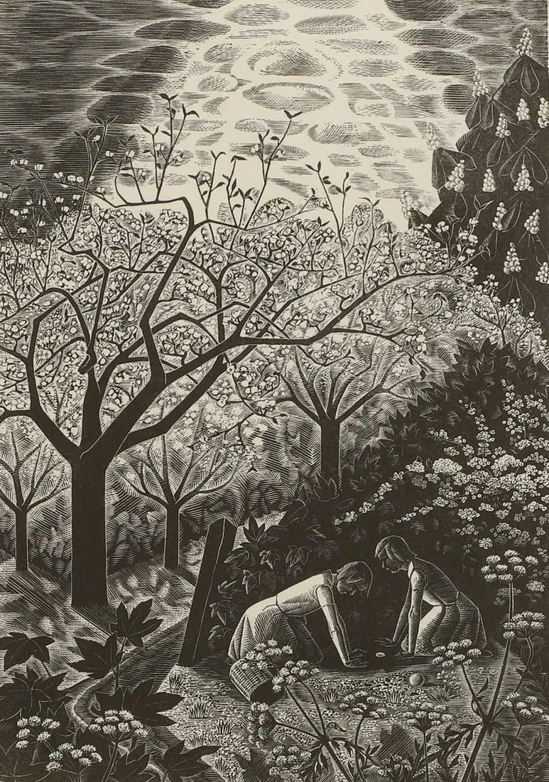 ▲ Monica Poole (British, 1921-2003) 'Apple Tree'