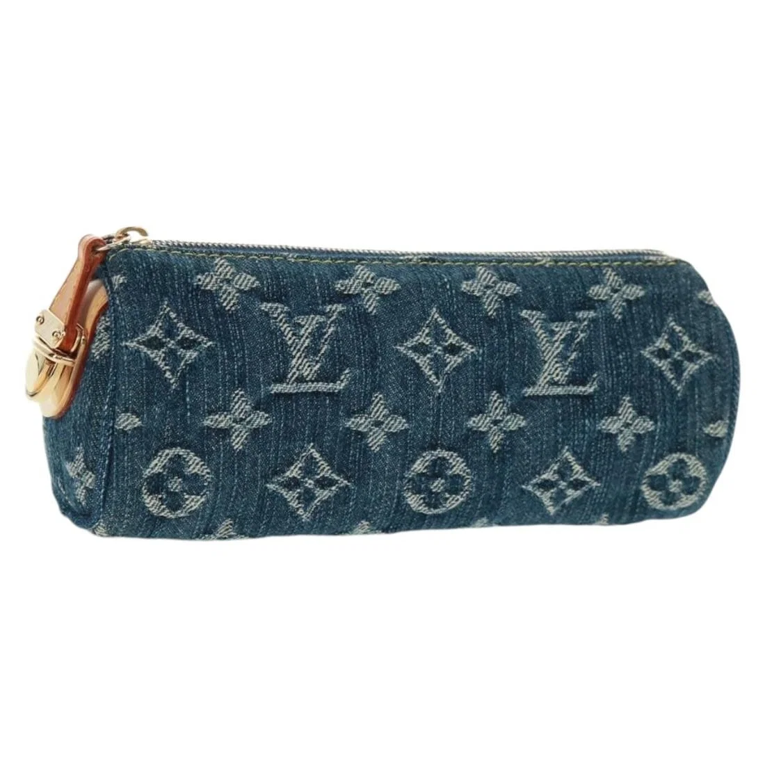 Monogram Denim Blue Speedy GM Pouch by Louis Vuitton M95081