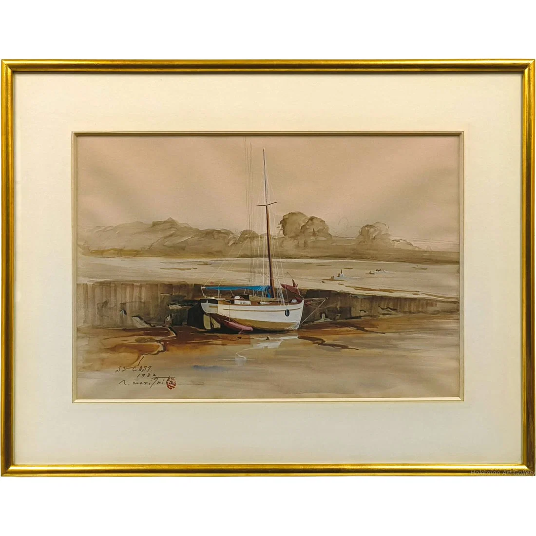 Morishita Takeshi "ST. CAST" Watercolor Painting