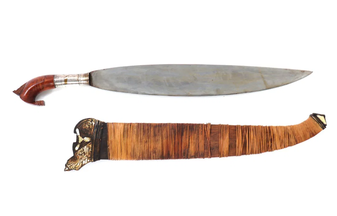 Moro Barong Short Sword & Scabbard