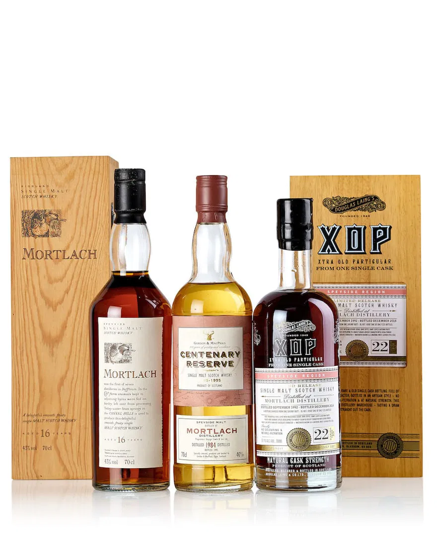 Mortlach Douglas Laing's X.O.P. 18 Year Old Cask #10587, 1992 (1x 700ml) Mortlach 16 Year Old Fl...