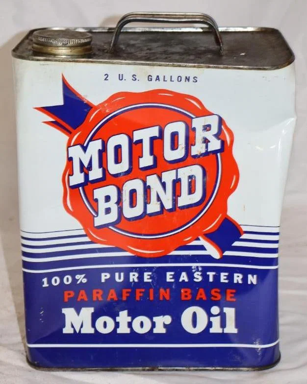 Motor Bond 2 Gallon Metal Oil Can