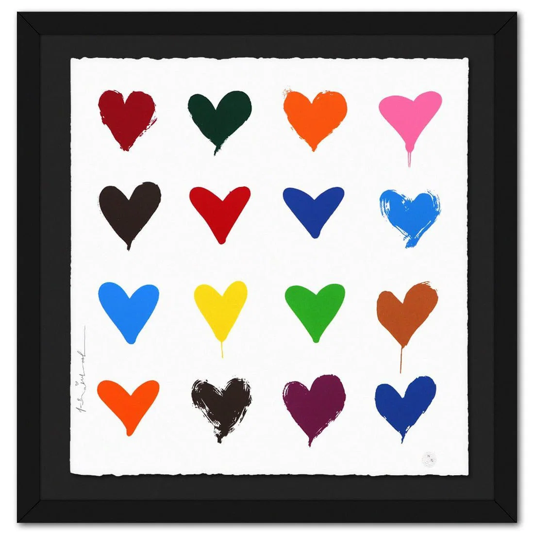 Mr Brainwash- Silkcreen on Paper "All You Need Is He[Art], 2022"