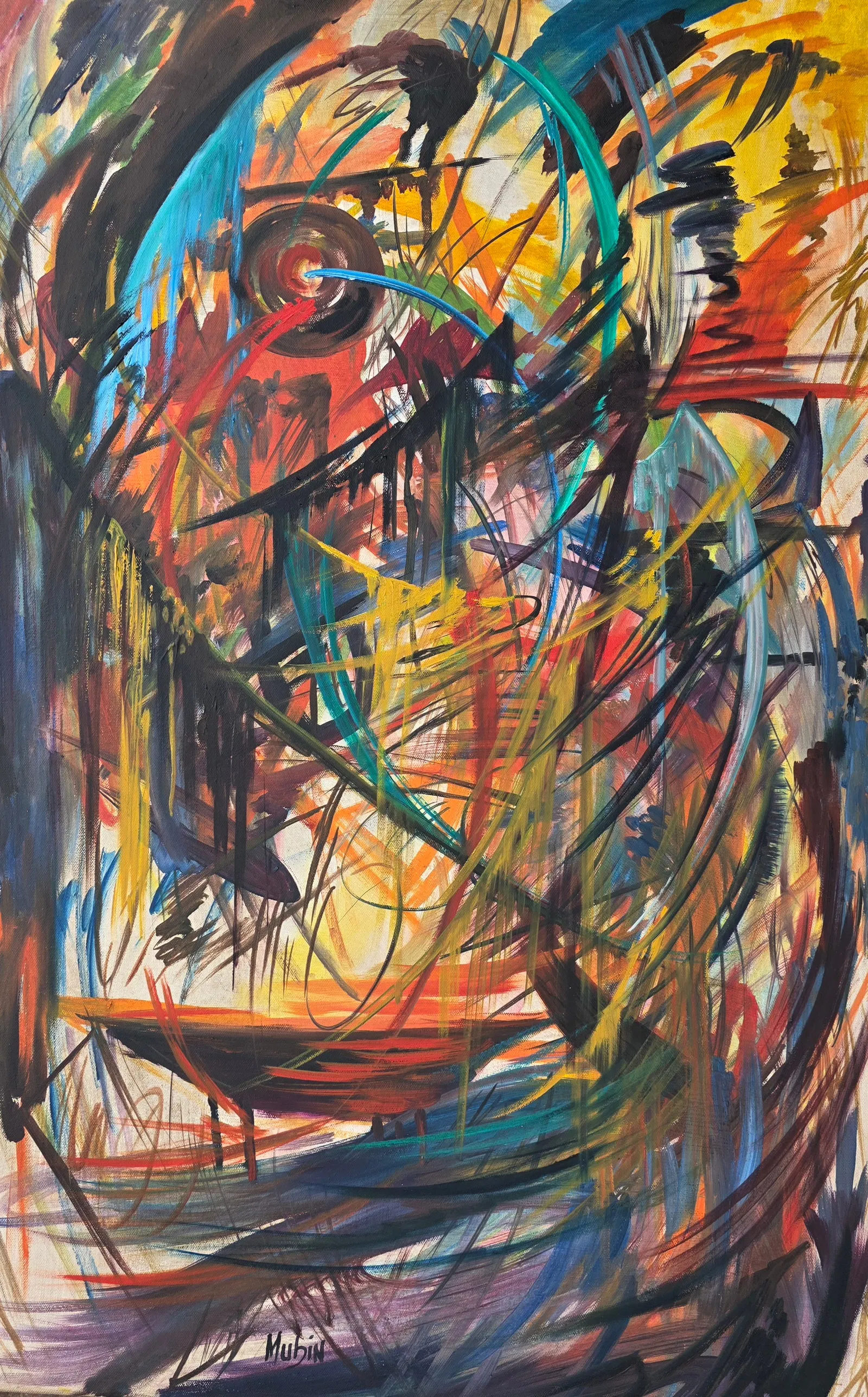 Mübin OrhonTurkish, 1924–1981Born in 1924, Istanbul, Mübin Orhon has graduated from the Faculty