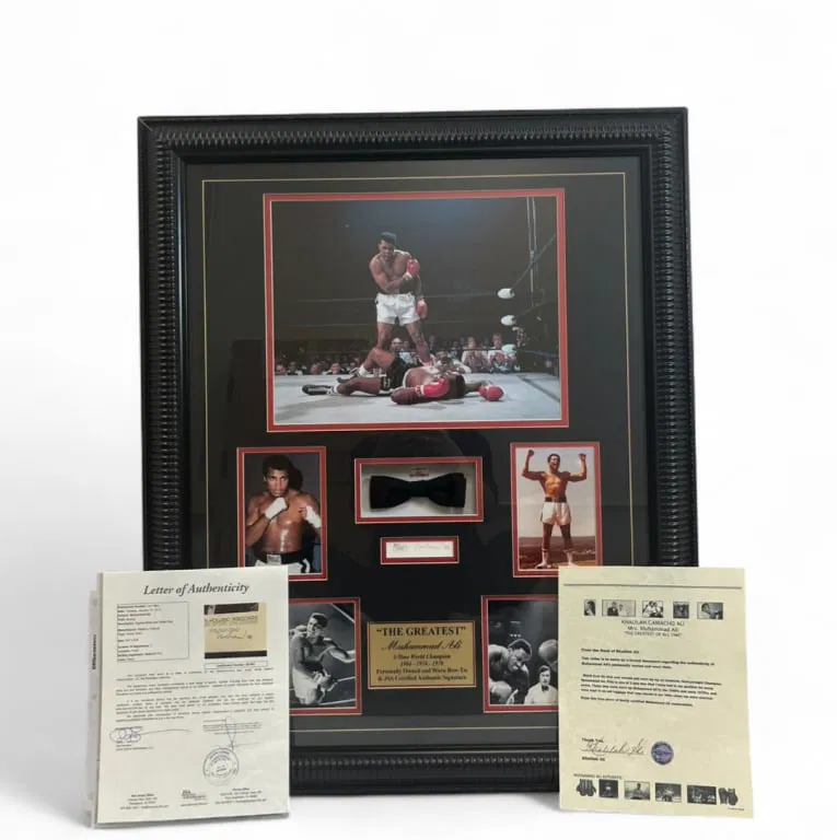Muhammad Ali Collection Autograph/Bowtie COA