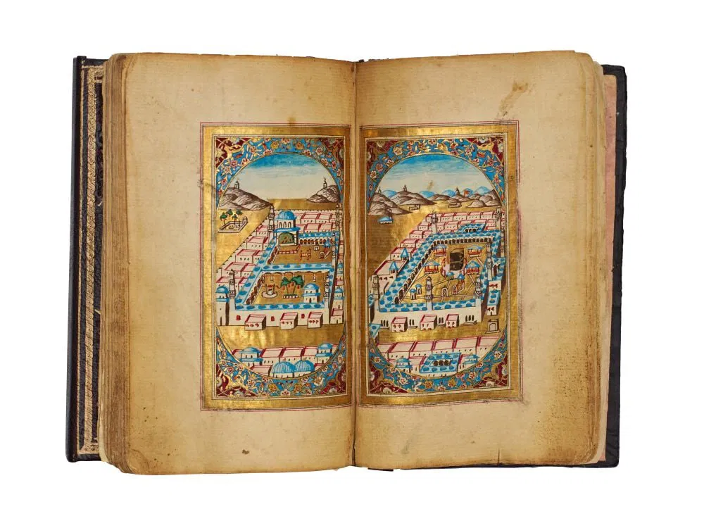 MUHAMMAD BIN SULAYMAN AL-JAZULI (D. 1200 AH): DALA'IL AL-KHAYRAT (1785 AD) OTTOMAN 18TH CENTURY