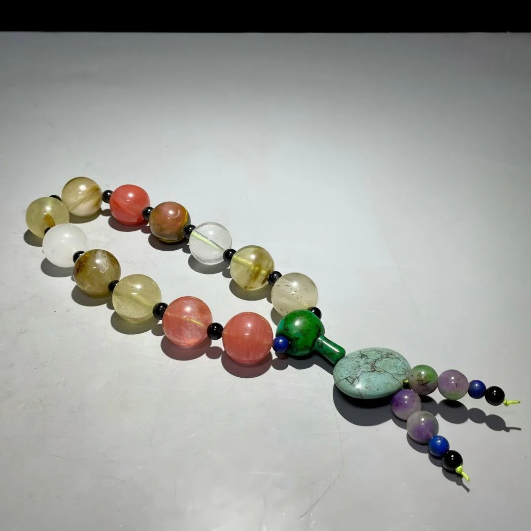 Multi-precious Crystal Hand-held Rosary