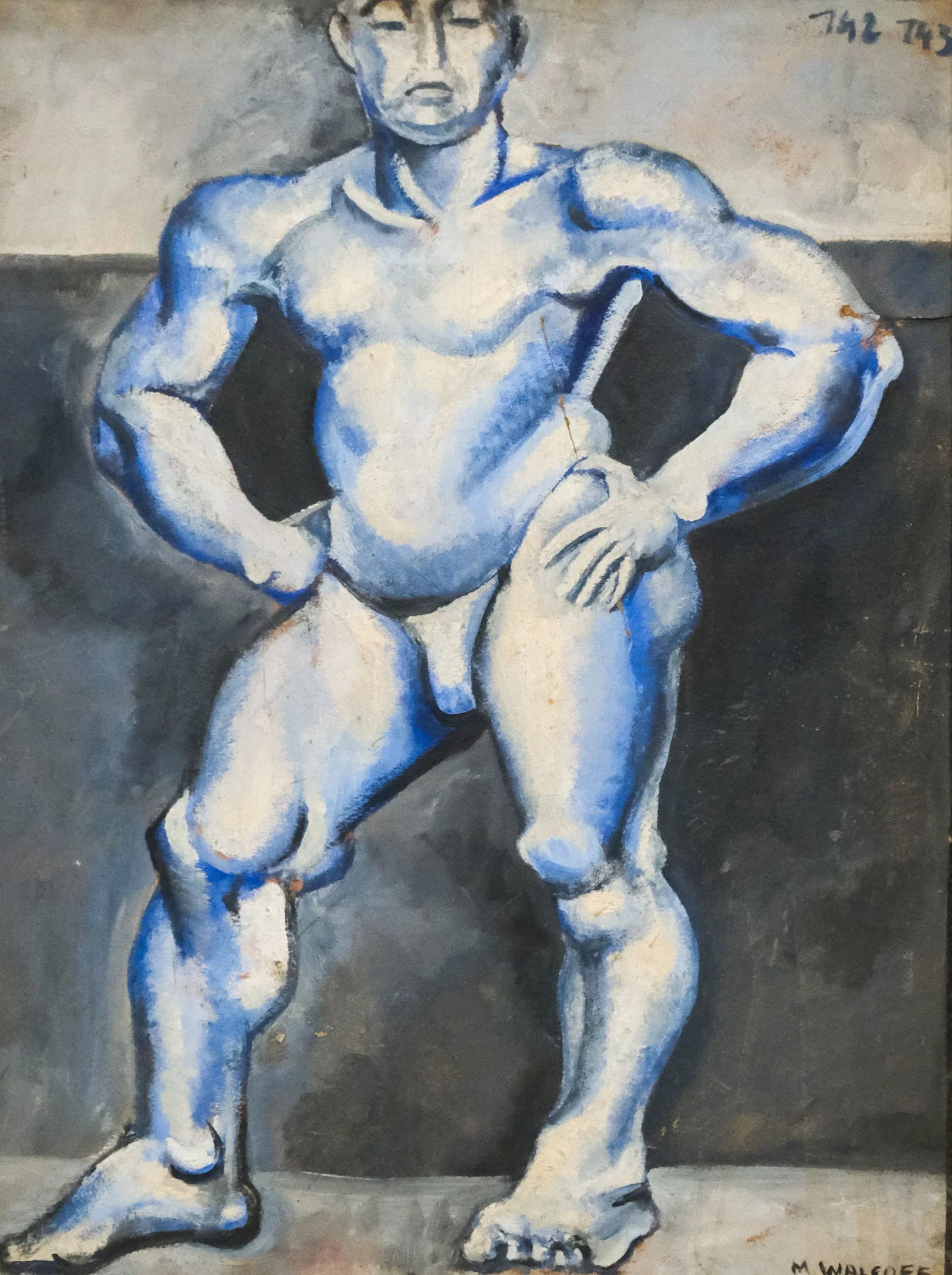 Muriel Walcoff, Blue Nude