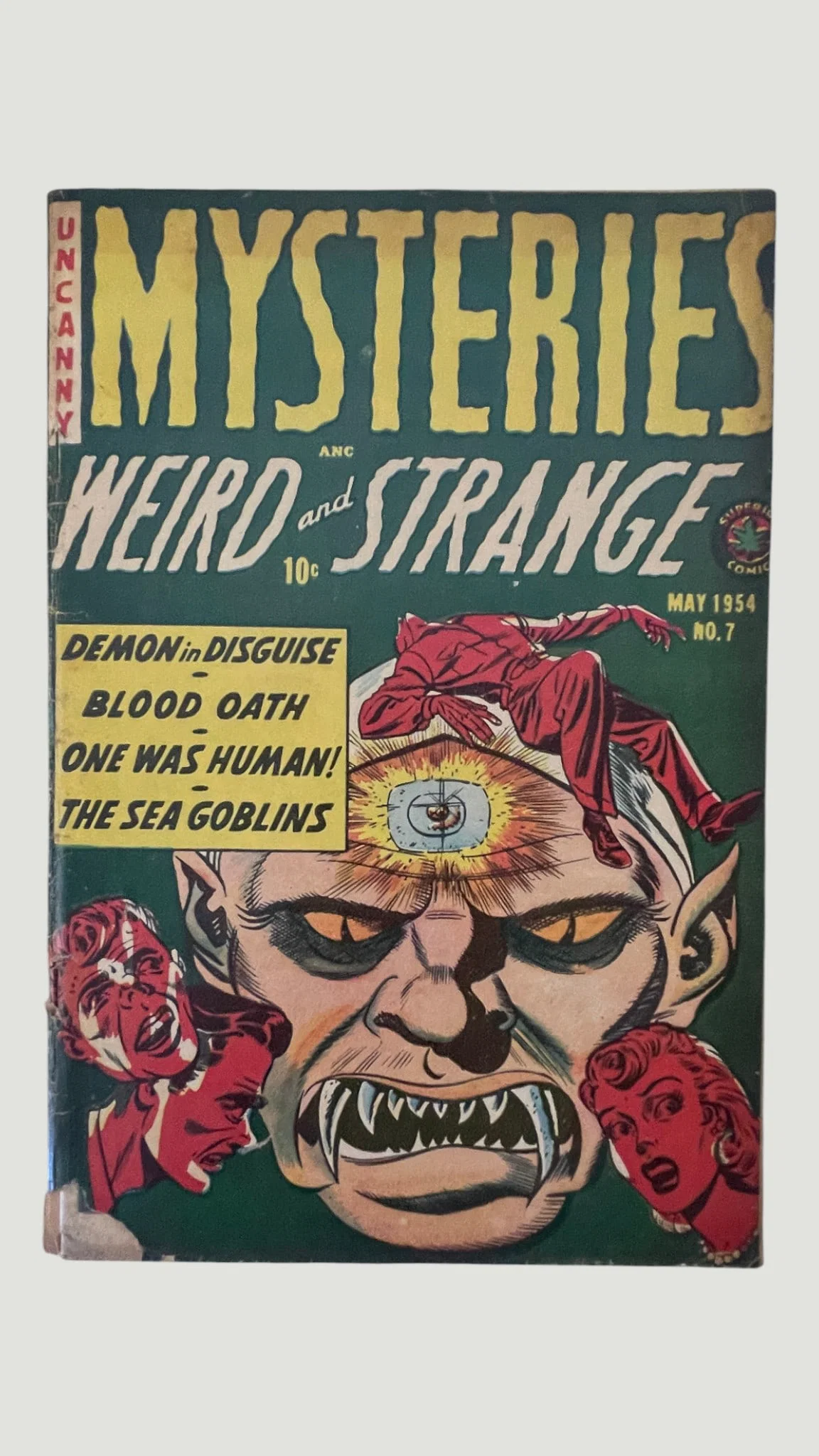 MYSTERIES Weird and Strange #7 1954 Golden Age Comic Book