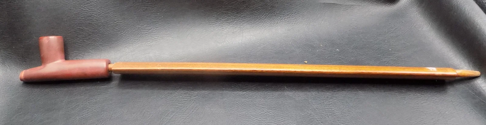 Native American Indian catlinite pipe and stem