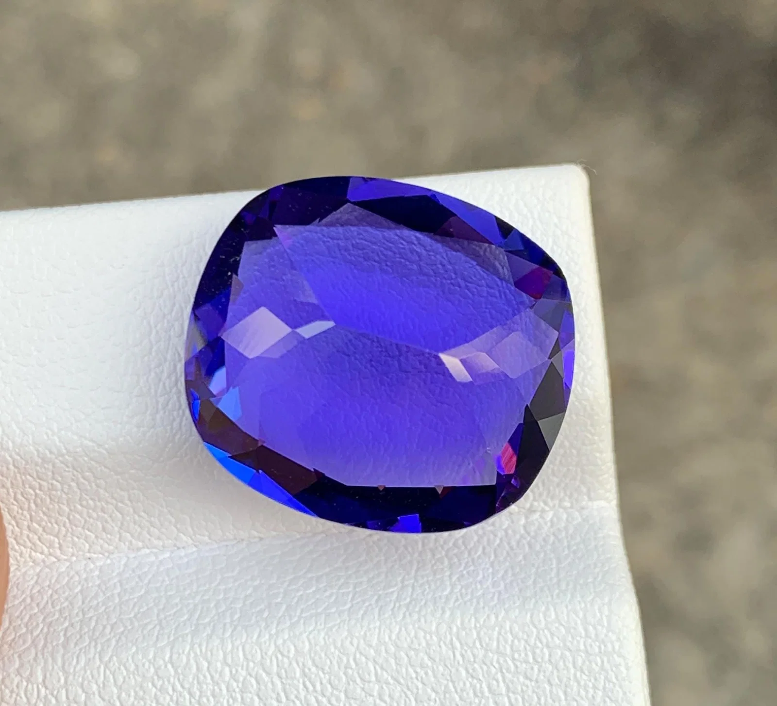 Natural AAA Tanzanite Loose Gemstone Fancy Cushion Shape For Making Jewelry 21.46 CTs