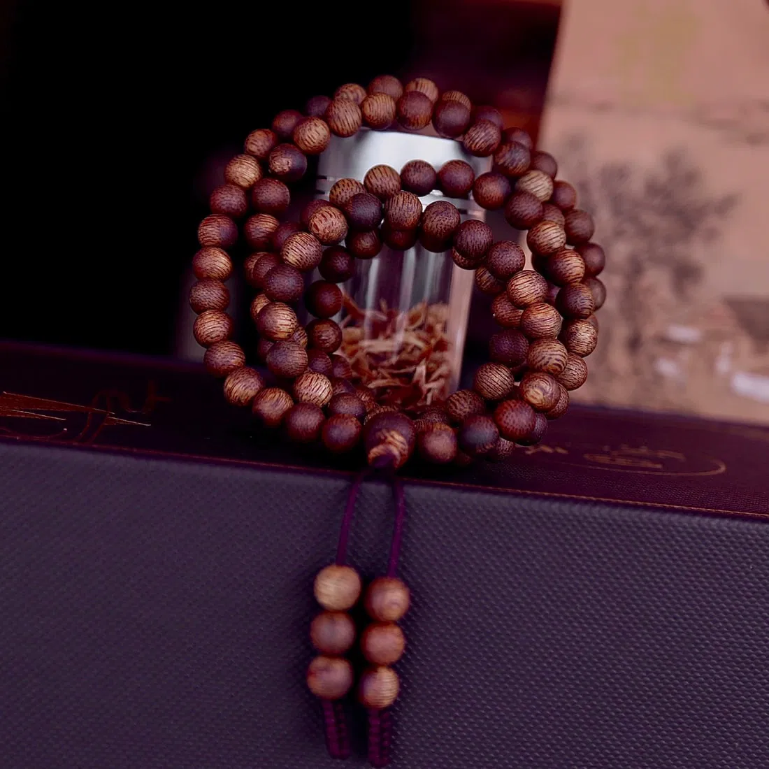 Natural agarwood bracelet