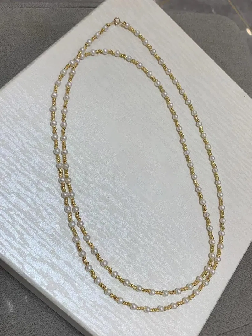 Natural freshwater pearl necklace