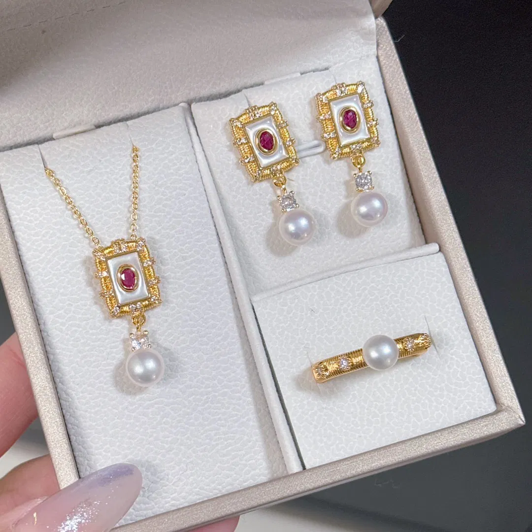 Natural Freshwater Pearl Set
