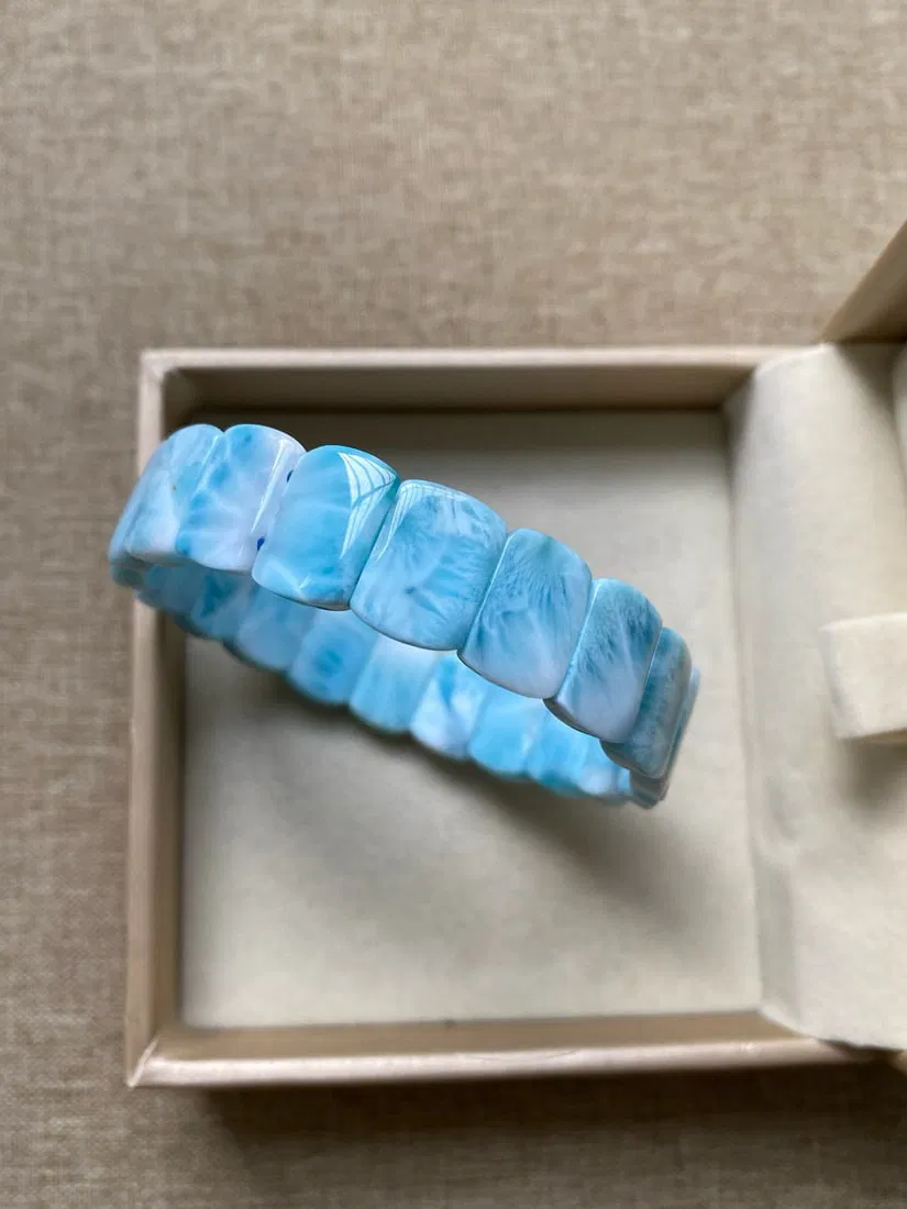 Natural Larimar Bracelet