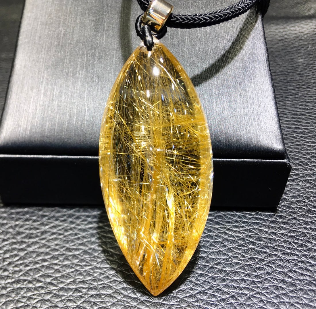 Natural Rutile Quartz Pendant