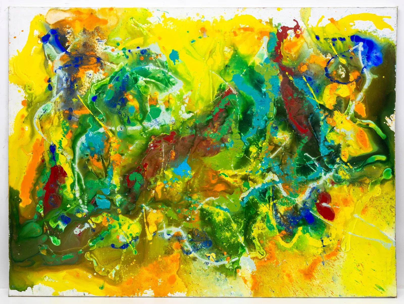 Neil Kerman (American) Abstract, Oil on Canvas Painting