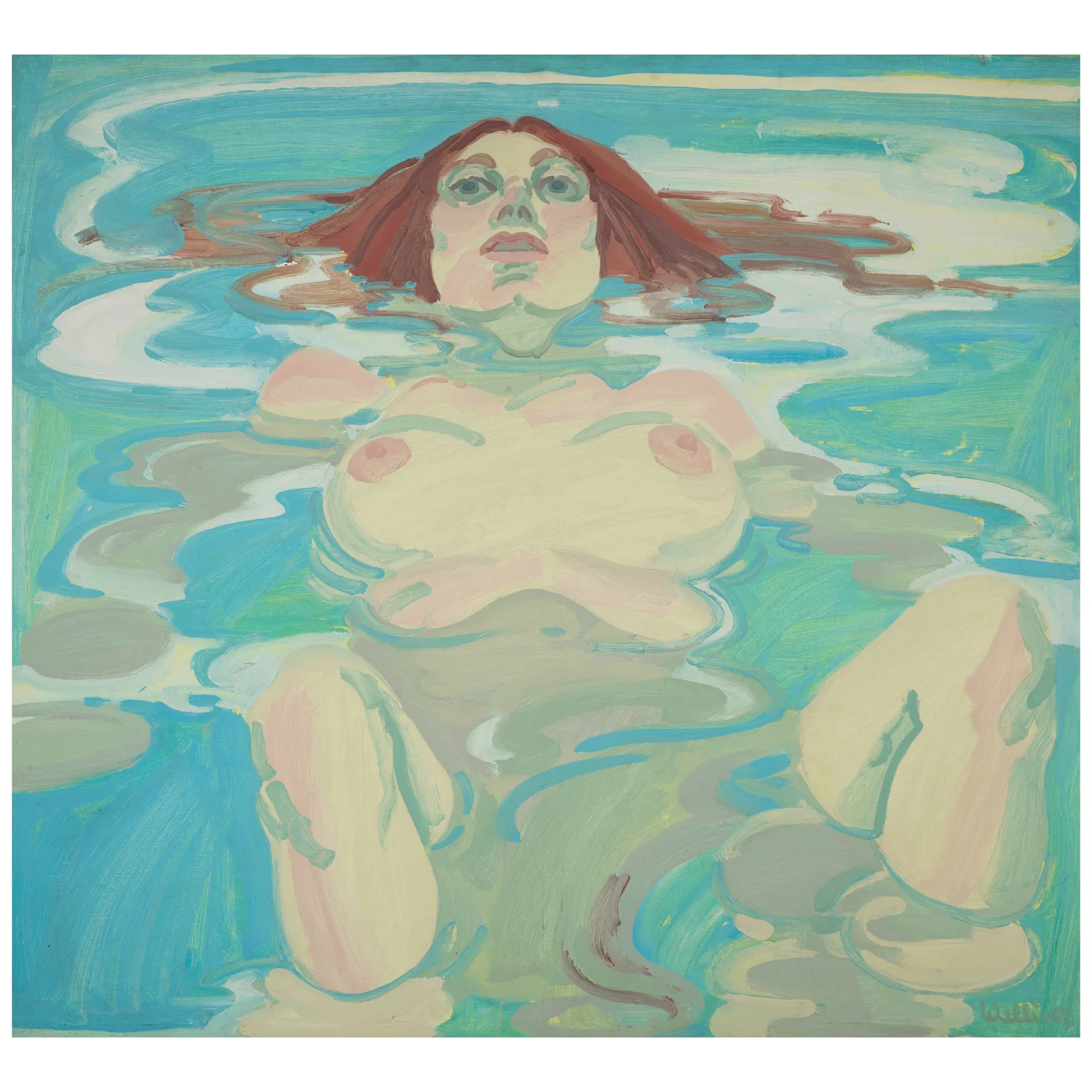 NEIL WELLIVER (1929-2005) Untitled 38 x 42 1/8 in. (96.5 x 107 cm.)