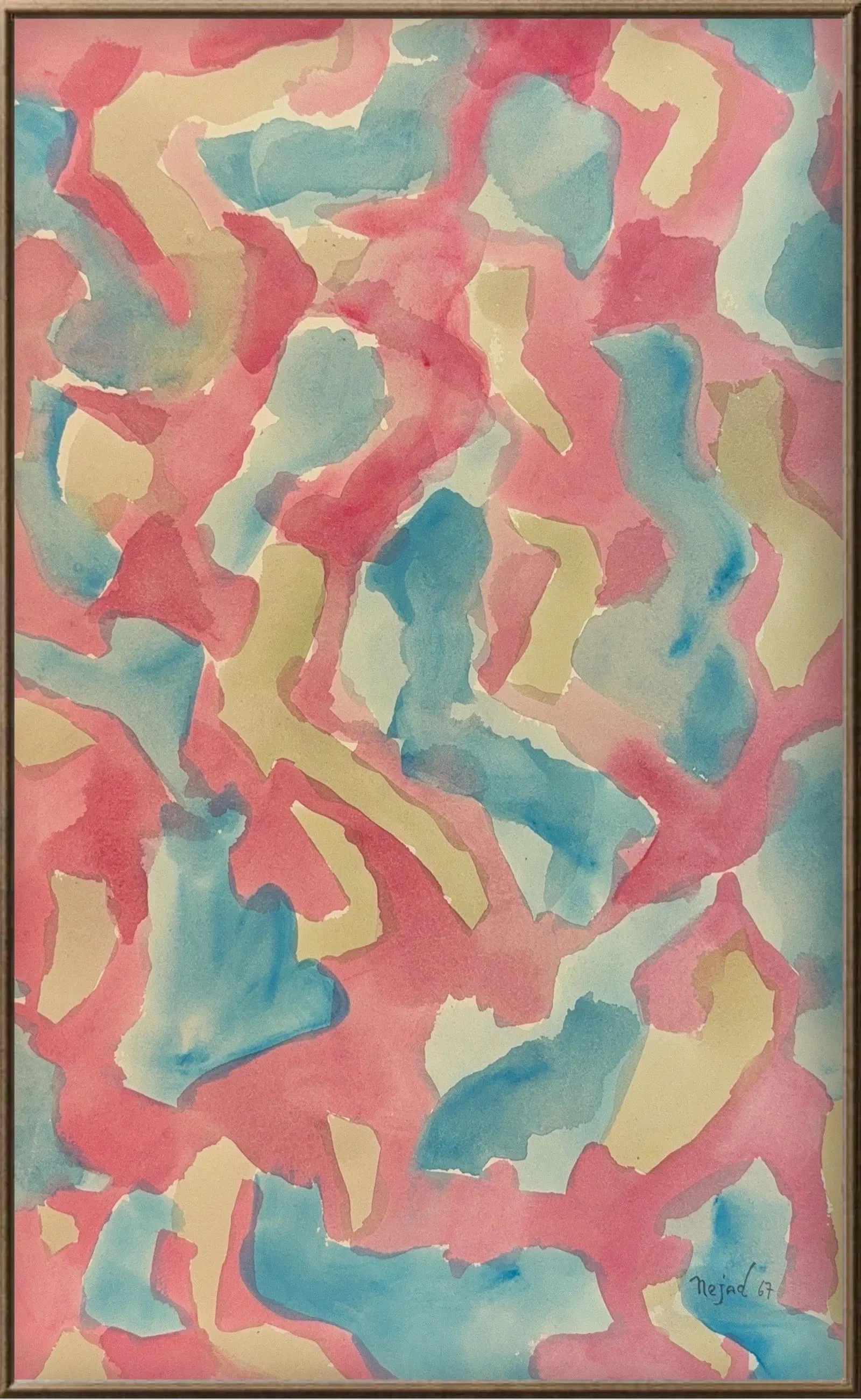 Nejad Melih Devrim, Watercolor on Paper, Turkish (1923 - 1995)