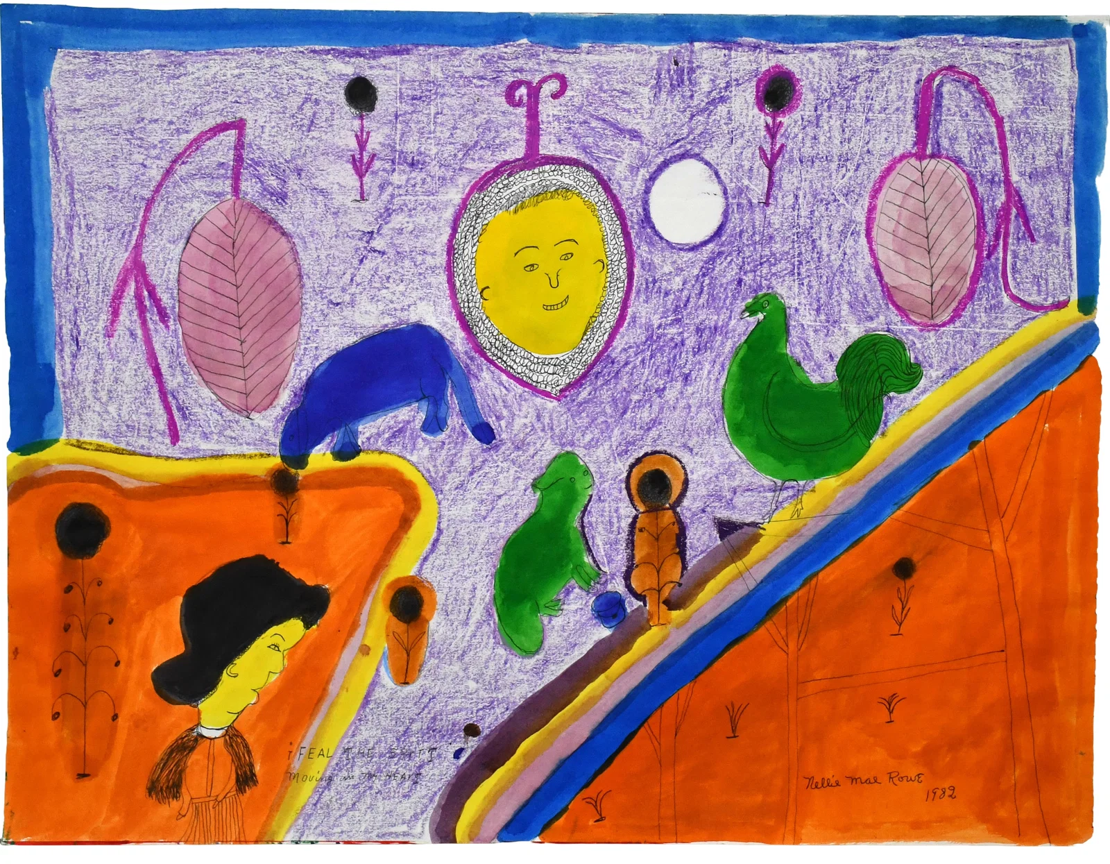 Nellie Mae Rowe. I Feel the Spirit Moving in My Heart.