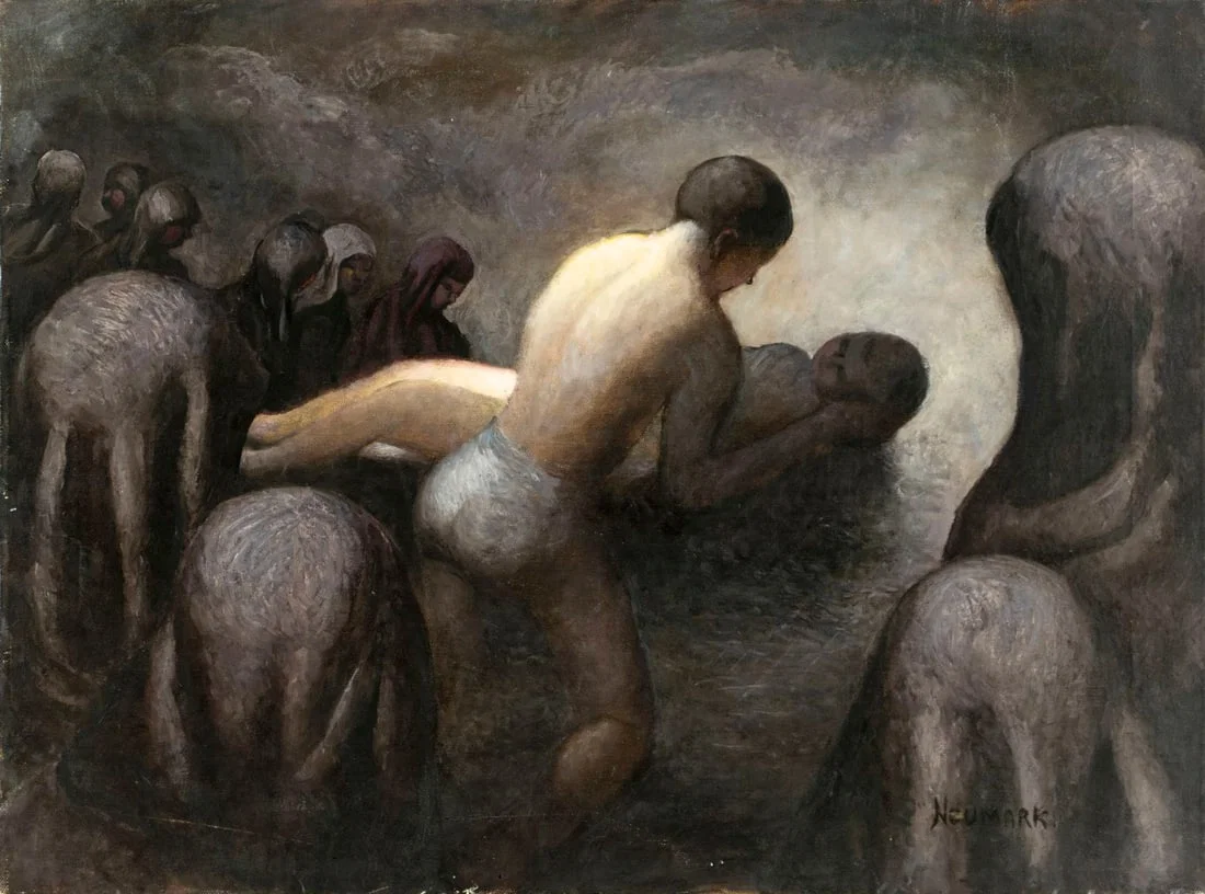 Neumark (US,20C) oil painting