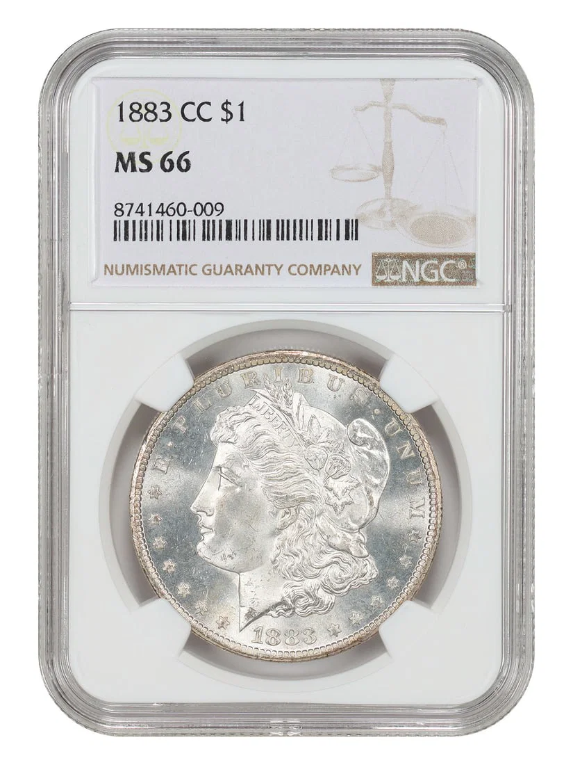 NGC MS66 1883 Carson City Morgan Silver Dollar