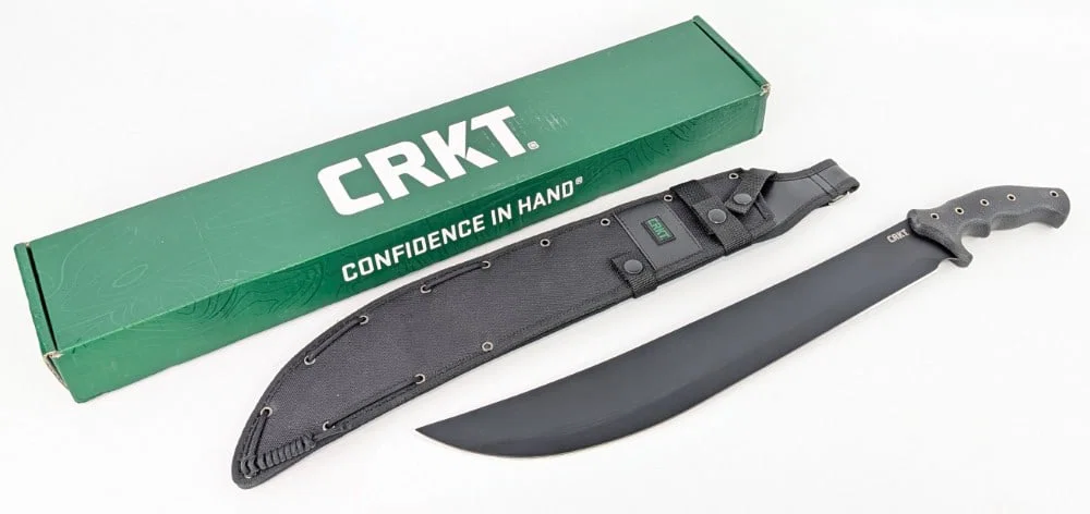 NIB CRKT Ken Onion ChanceInHell 18in Machete Fixed Blade Knife w/ Sheath