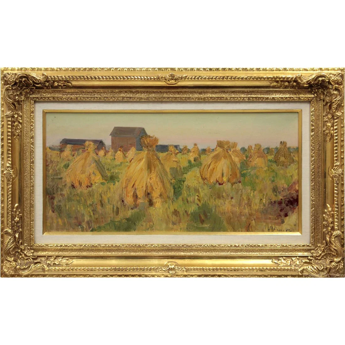 Nikolai M. Romadin "Old Ladoga" Oil Painting