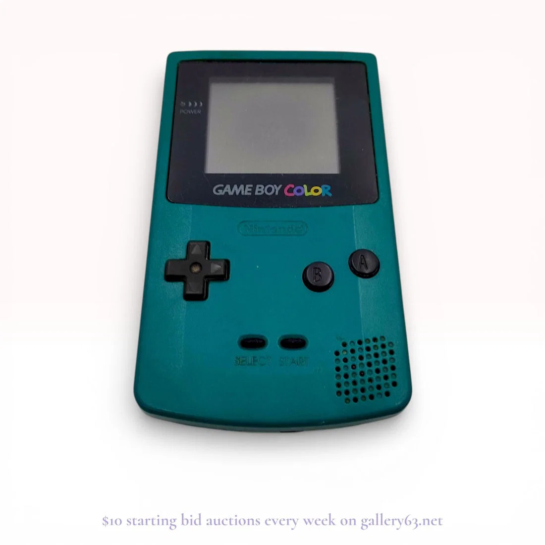 Nintendo Game Boy Color CGB-001 Teal Handheld Gaming Console