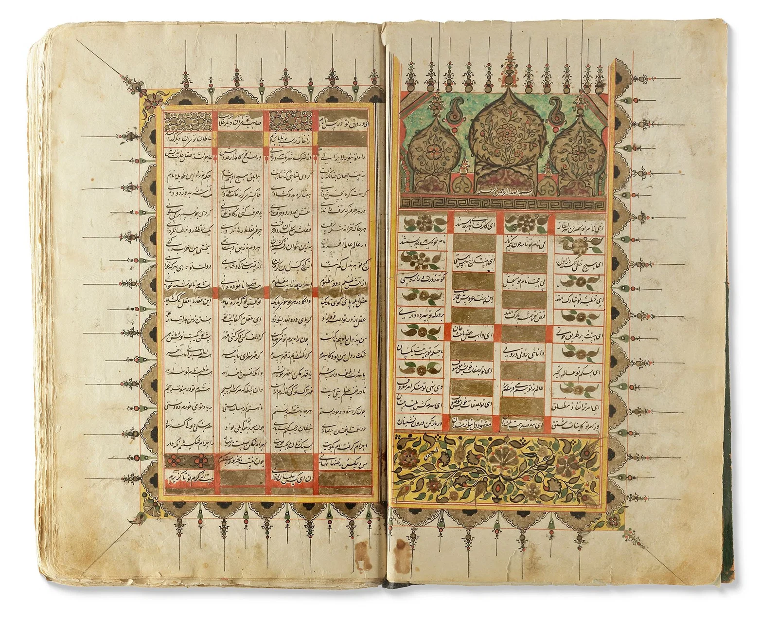 NIZAMI (D.1209), KHAMSA , COPIED BY IBN MUHAMMED SHAFI' KHATALANI, PERSIA AND DATED 1204 AH/1789 AD