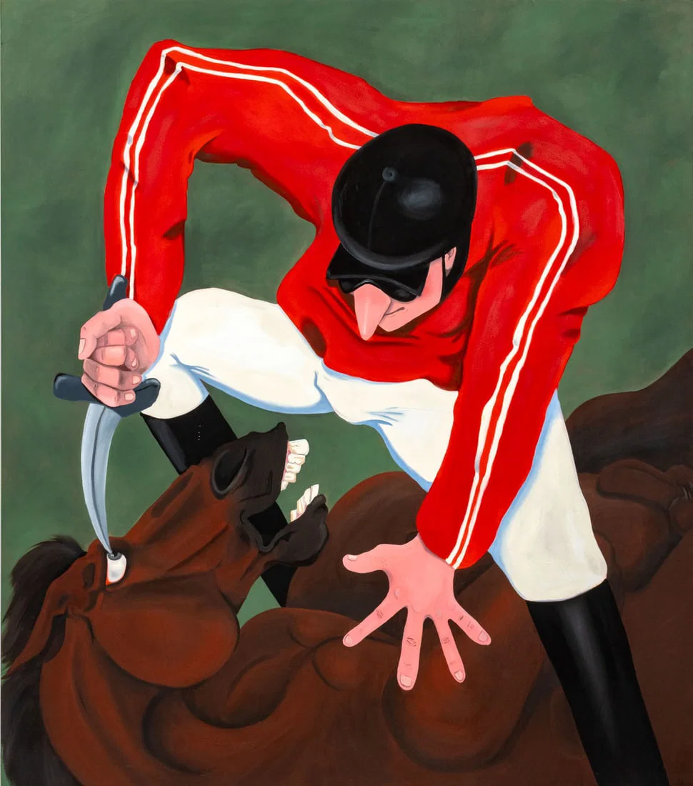 Noa Ironic "Lobotomy" Oil on Canvas, 2021