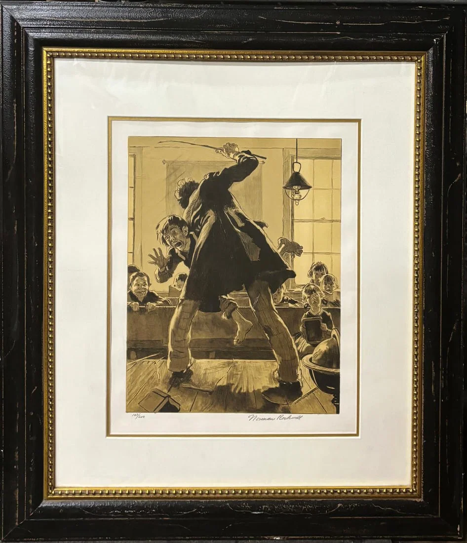 Norman Rockwell (American 1894-1978) Original Lithograph Limited Edition Hand signed and numbered