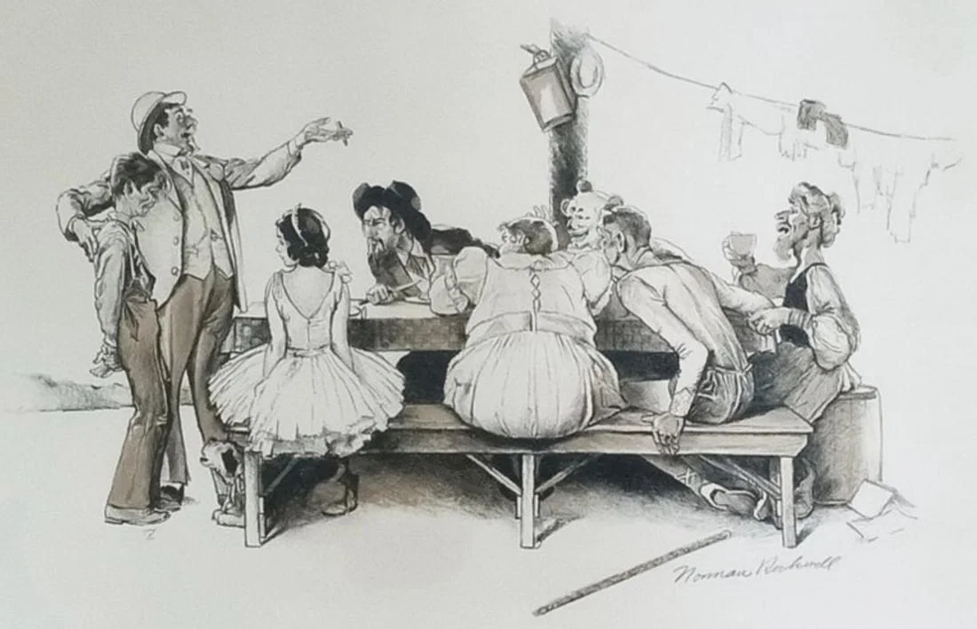 Norman Rockwell, 'Willie Takes A Step', Signed Limited Edition Lithograph20