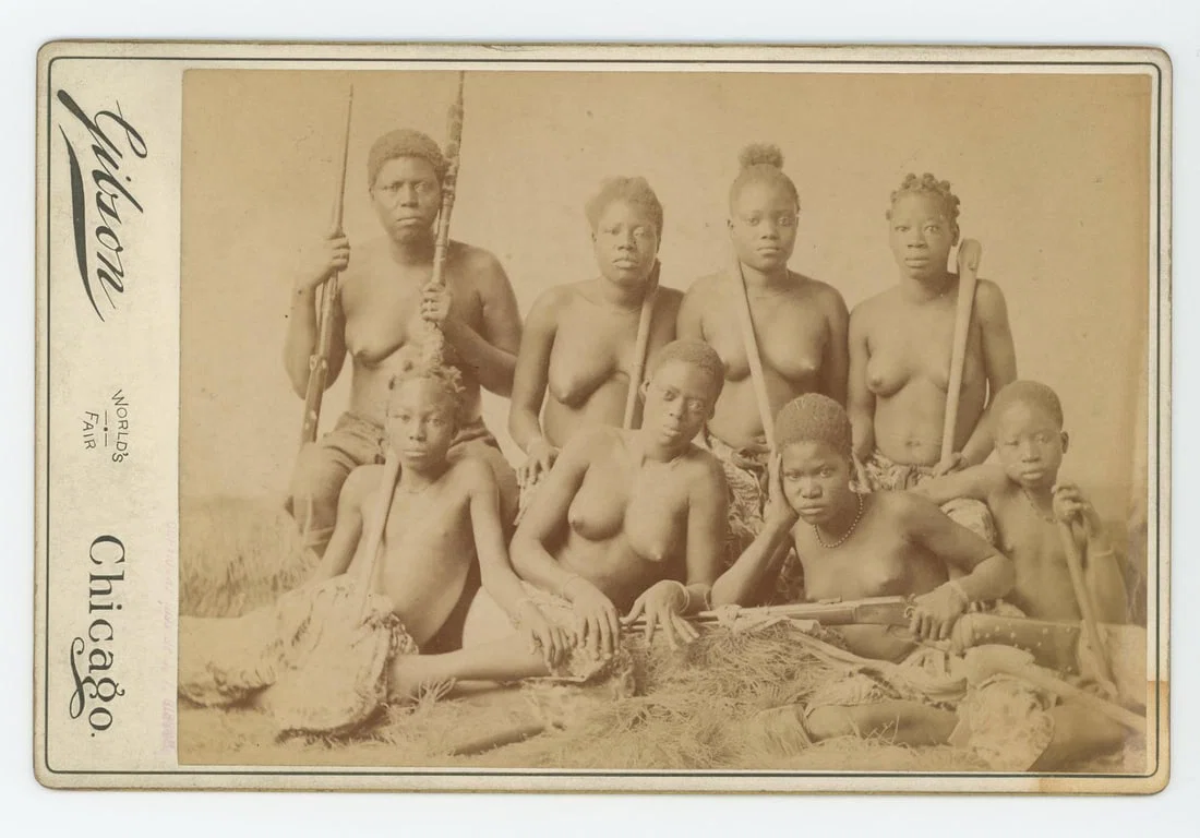 Nude Tribal Girls Columbian Exposition Photo