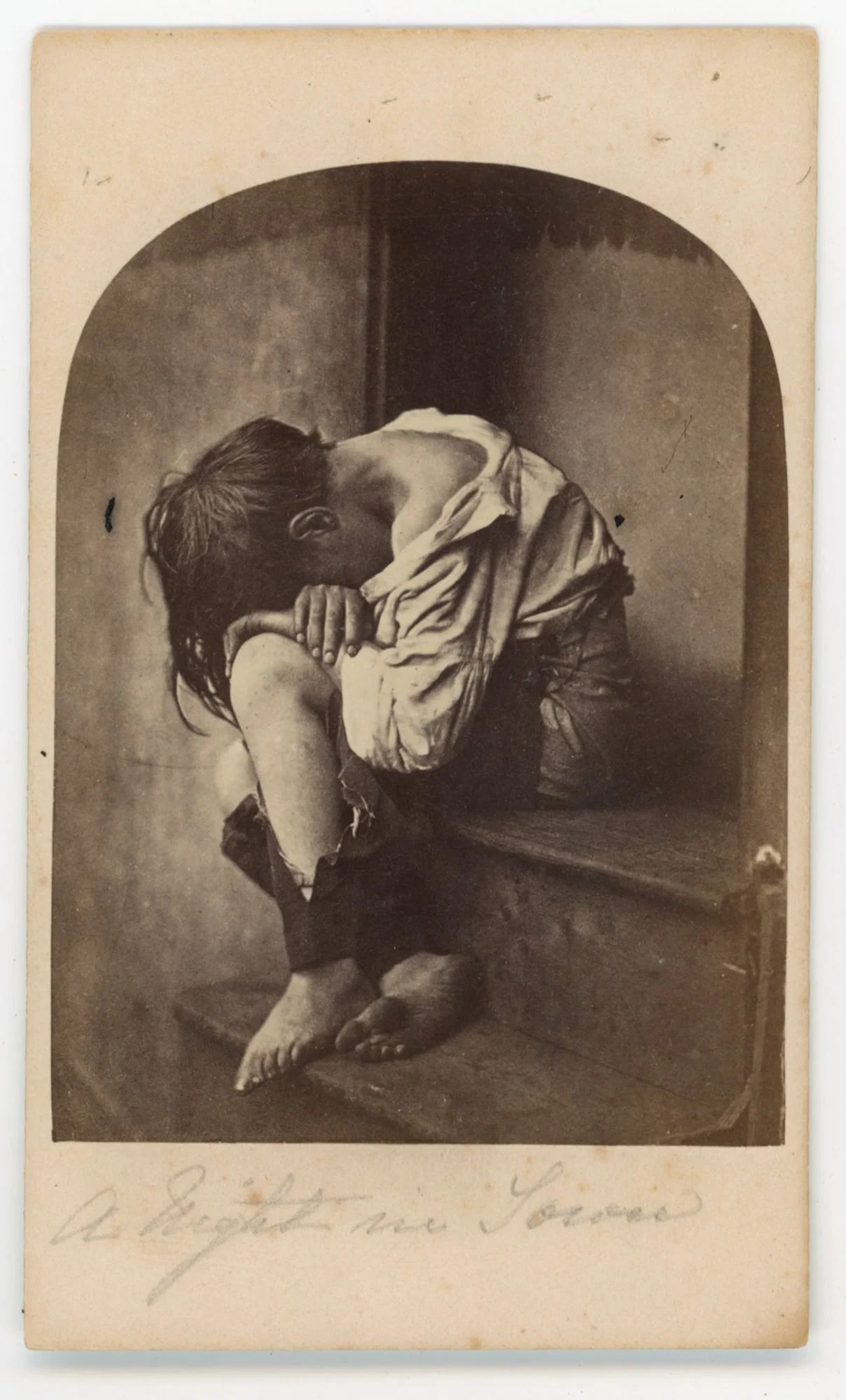 O.G. Rejlander Art Study CDV “The Street Urchin