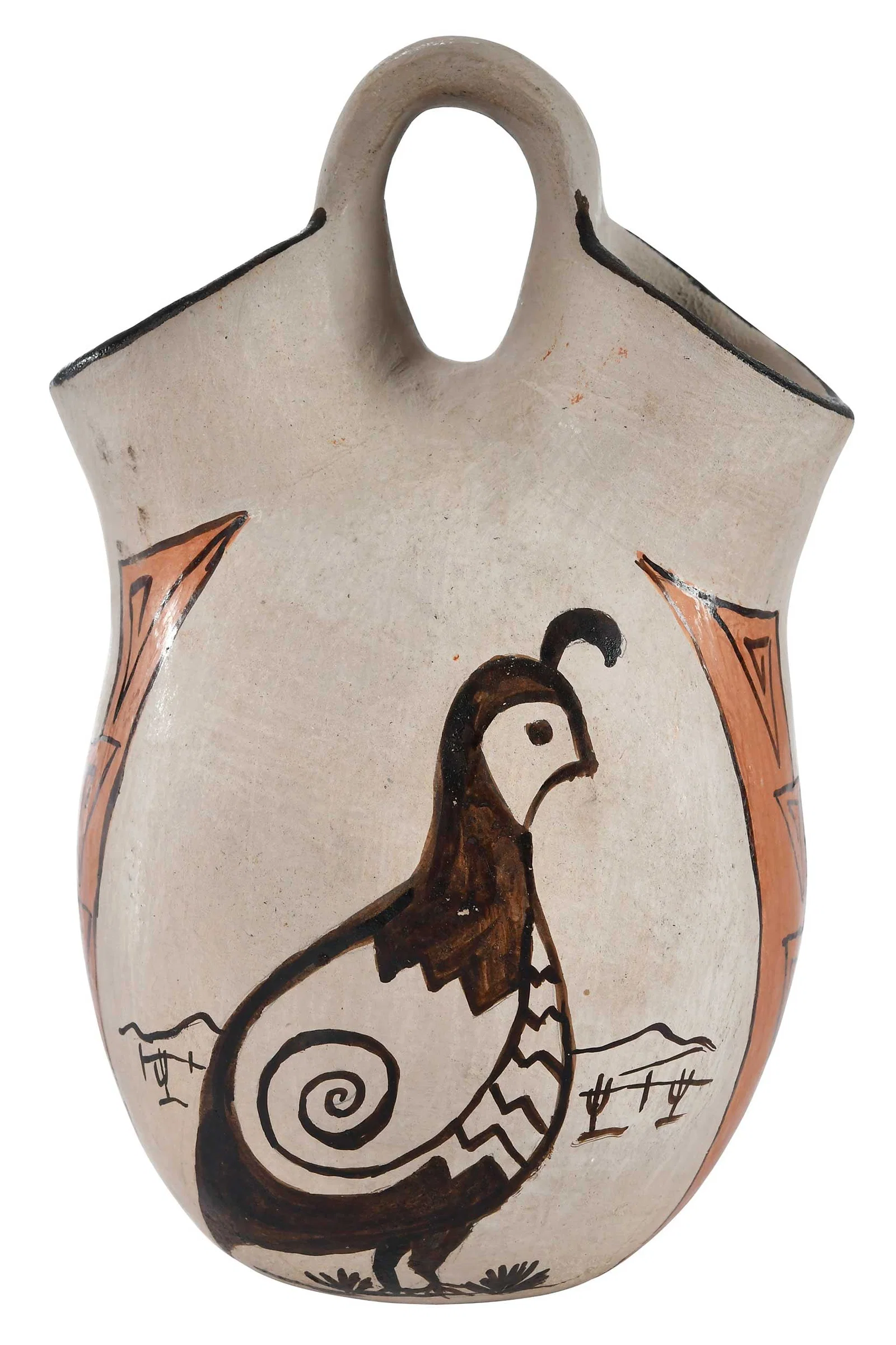 O'odham Quail Wedding Vase