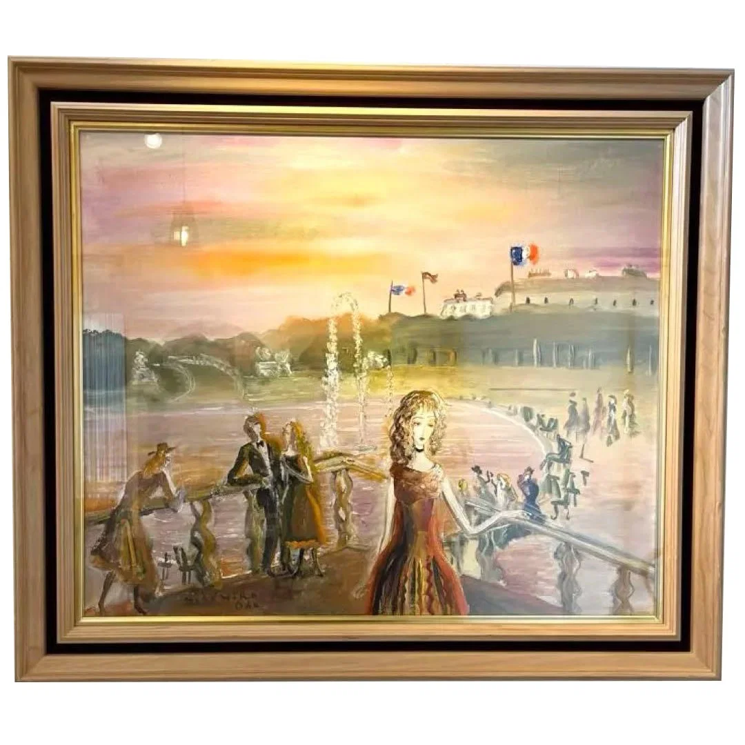 Oda Hirohiko, "Rose-Colored Paris," oil painting, size F20.