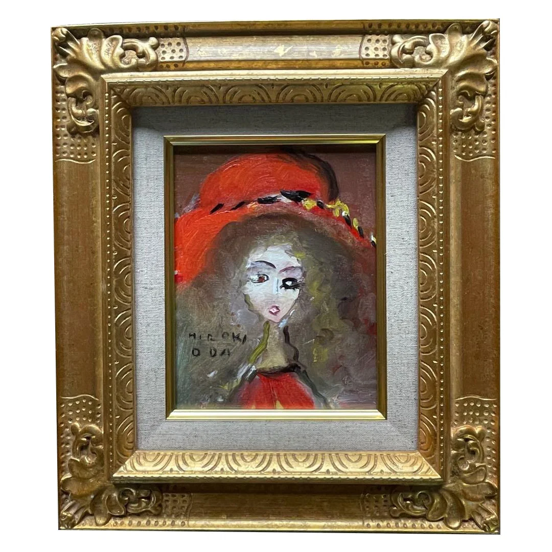Oda Hiroki, oil painting, size 0, "Shojo" (Young Girl)