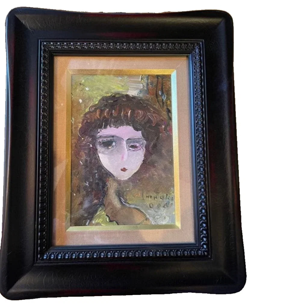 Oda Hiroki, "ShOjo" (Young Girl), oil painting