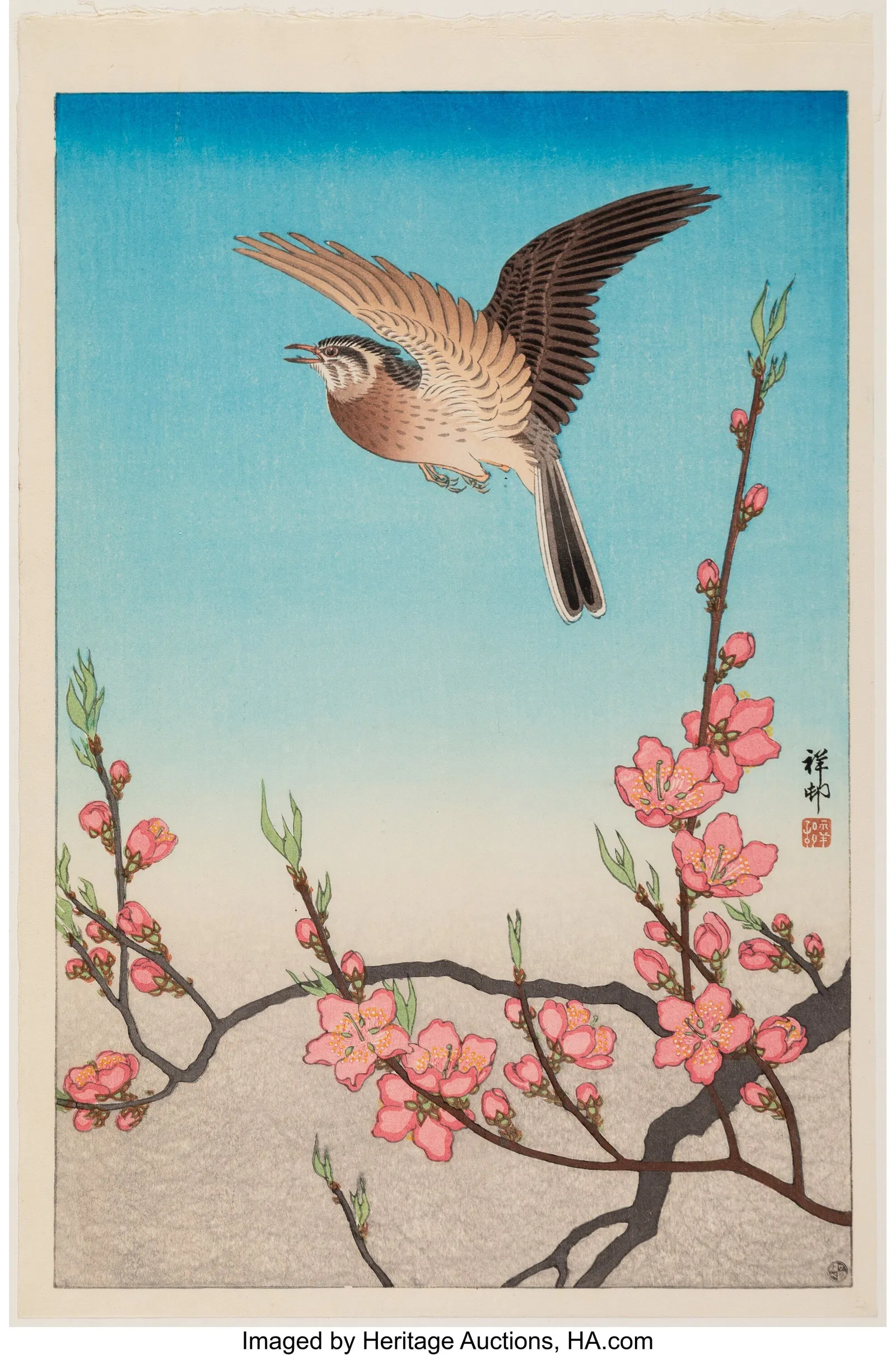 Ohara Koson (Japanese, 1877-1945) Group of Four