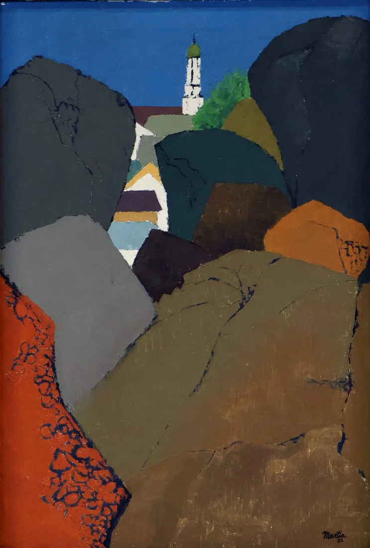 Oil On Board. Signed