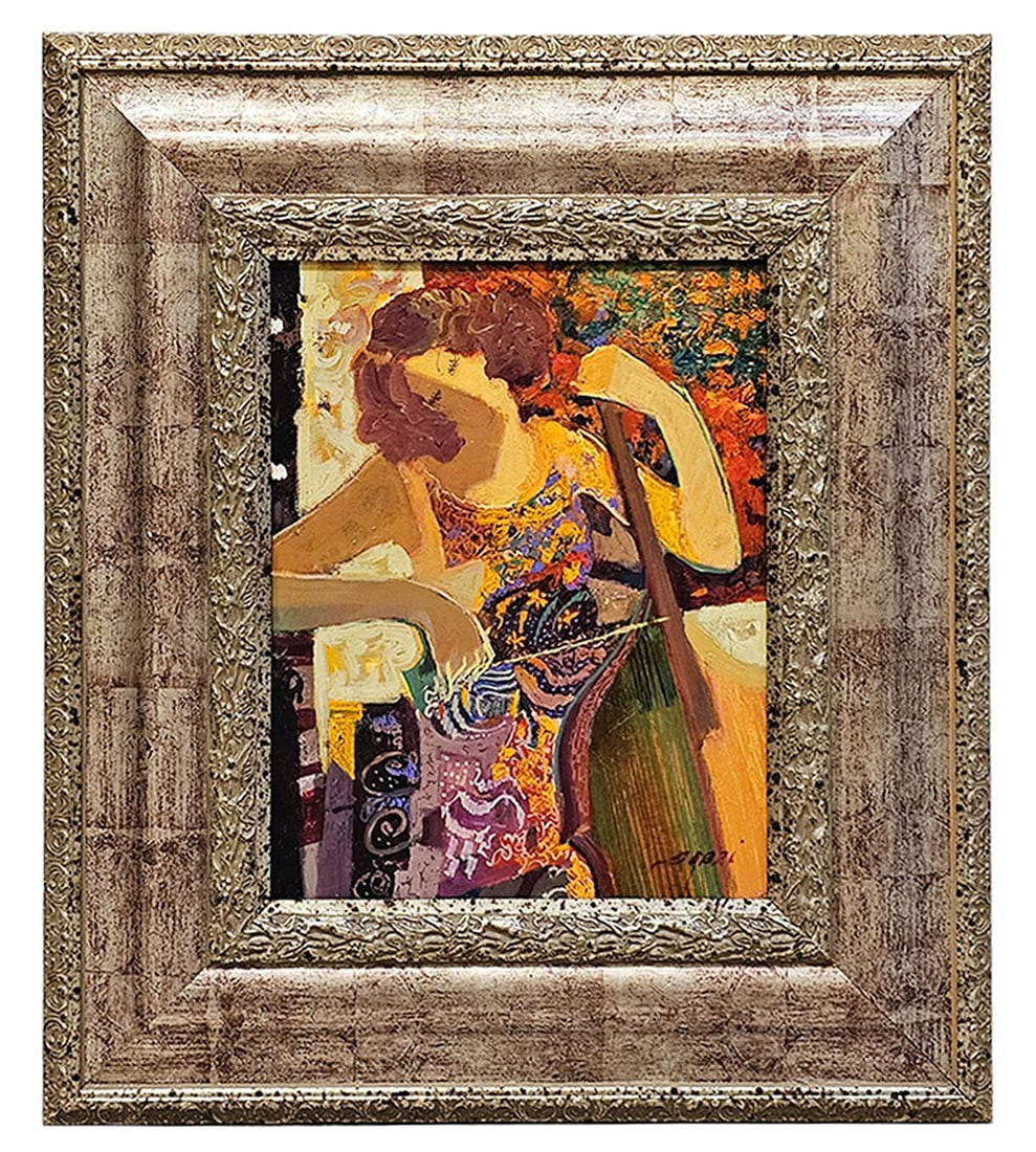 Oil On Canvas Painting By Mahmood Sabzi
