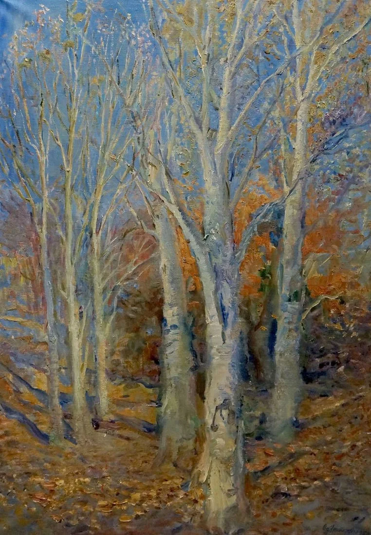 Oil painting Autumn forest Tytarenko Odarka Anatoliivna