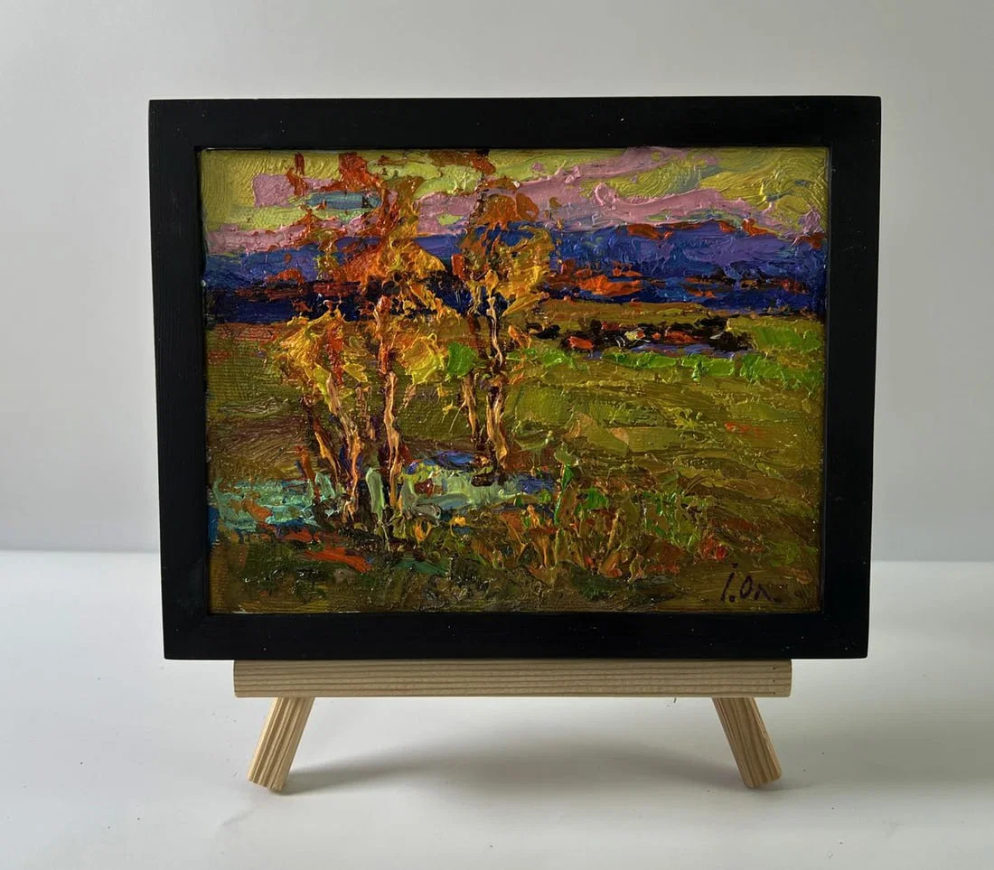 Oil painting Autumn horizon Oleksiy Ivanyuk