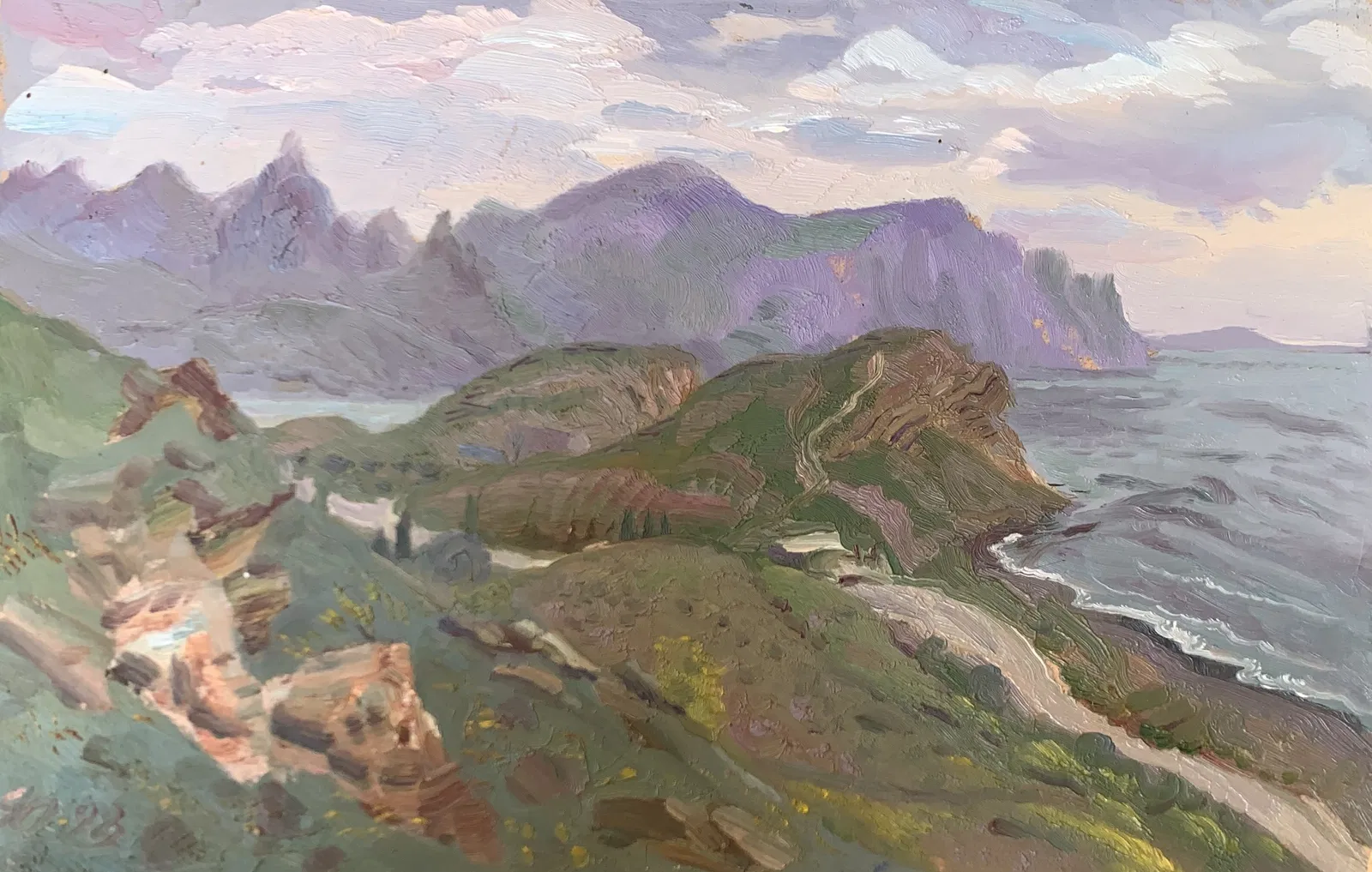 Oil painting Before the storm Onyshchenko