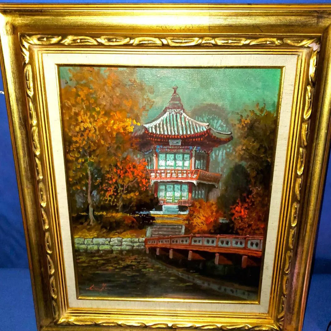 Oil Painting by Ito Hirotoshi – KOentei, Seoul, Korea F6