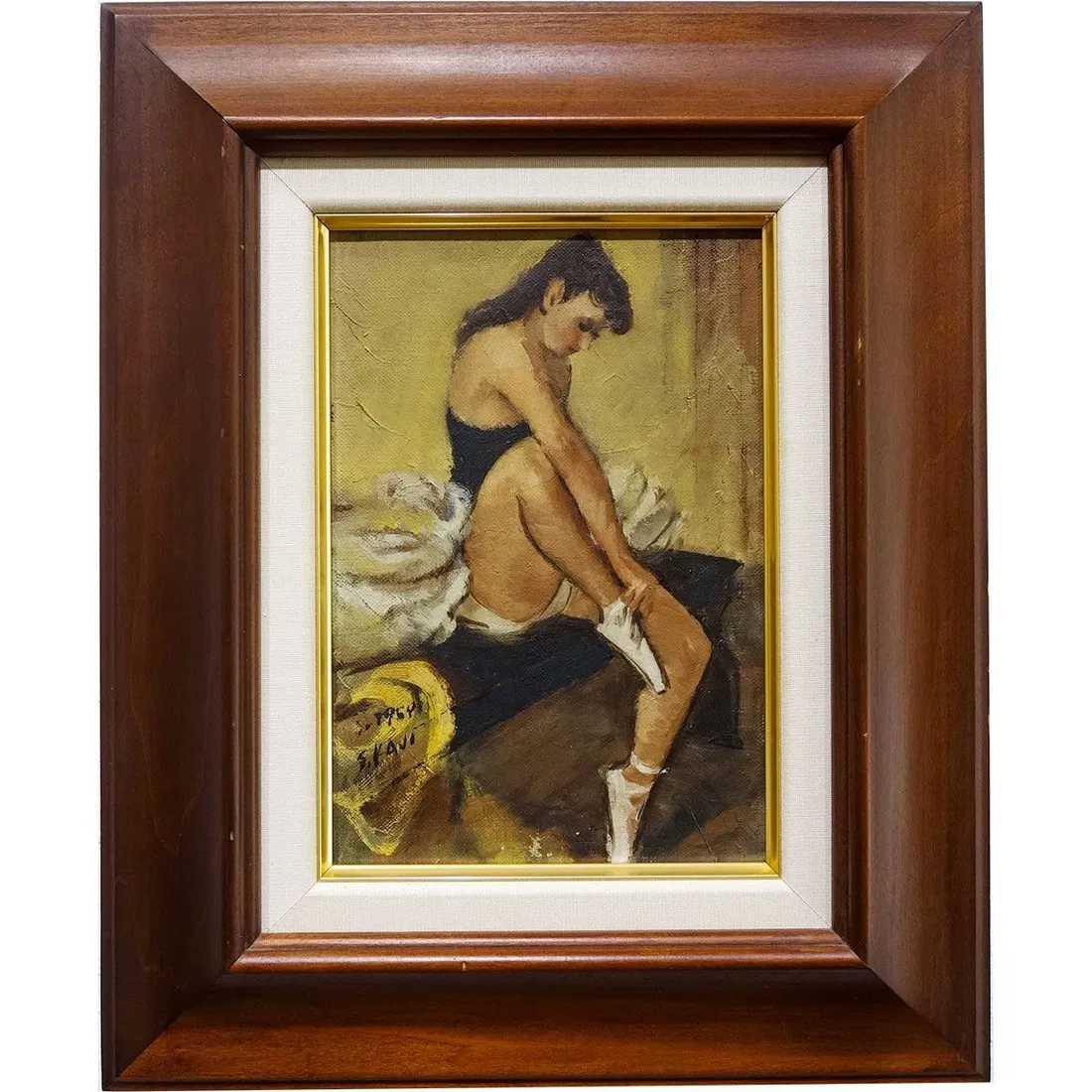 Oil painting by Shohto Kaji, "Dancer," size SM.