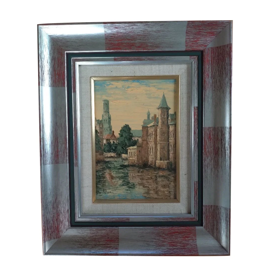 Oil Painting by Tokoichi: Bruges, Belgium