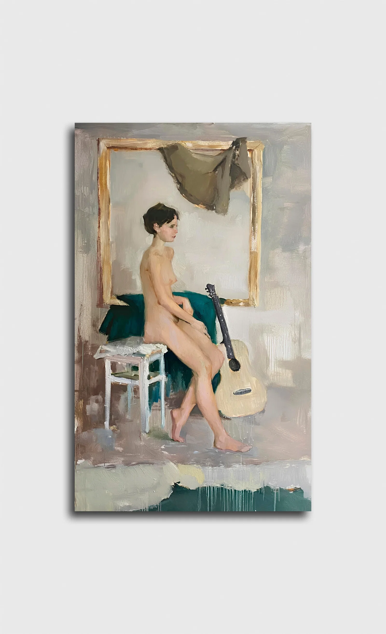 Oil painting Figure girl Yulia D.