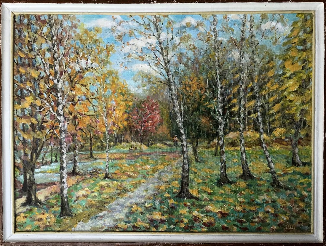 Oil painting Golden autumn Shapoval Ivan Leontyevich